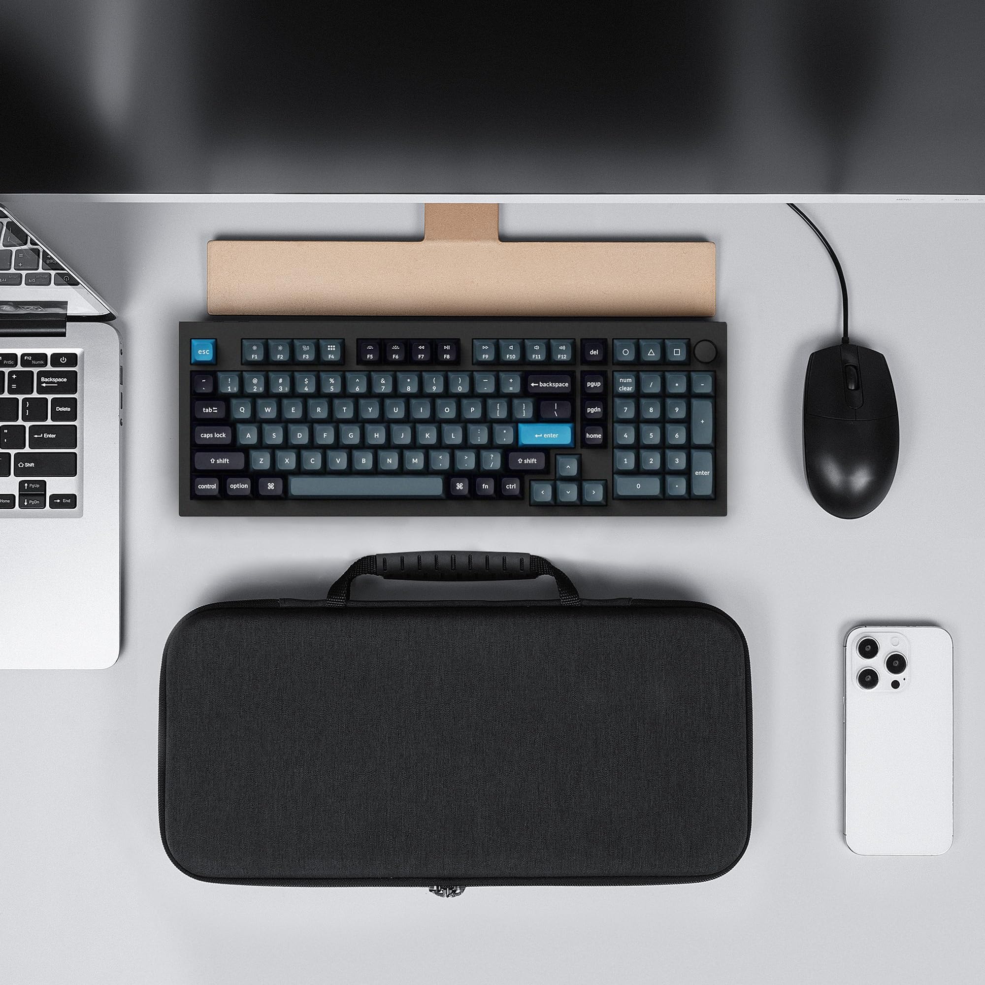 Amazon.co.jp: Geekria 96% キーボードケース ハードシェル トラベル